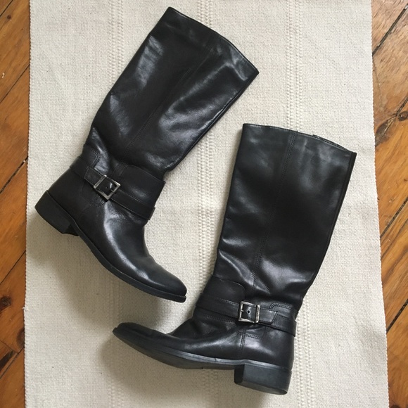 Leather Moto Boots - Picture 2 of 16